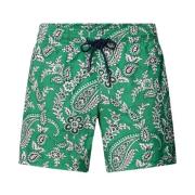 Etro Swimwear Green, Herr