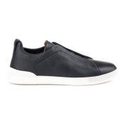 Ermenegildo Zegna Blå Triple Stitch Lågtop Sneakers Blue, Herr