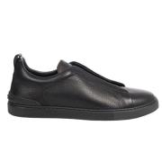 Ermenegildo Zegna Stiliga låga sneakers Black, Herr