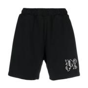 Palm Angels Shorts med Stil Black, Herr