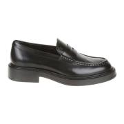 Tod's Svarta platta skor - Mocass Black, Herr