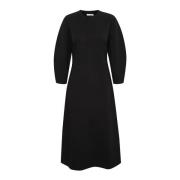 InWear ALM Marviniw Svart Midi Klänning Black, Dam