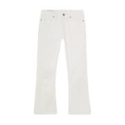 Dondup Stiliga Flare Jeans White, Dam