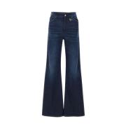 Dondup Wide Leg Jeans för Kvinnor Blue, Dam