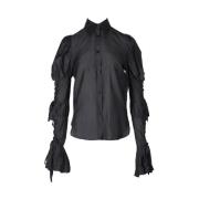 Yves Saint Laurent Vintage Förägda skjortor Blusar Black, Dam