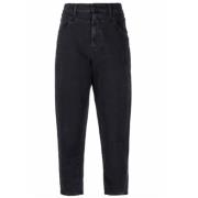 3X1 Loose-fit Jeans Black, Dam