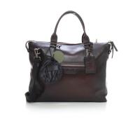 The Jack Leathers Executive leather satchel Brown, Herr