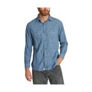 Orslow Casual Shirts Blue, Herr