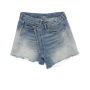 R13 Crossover Shorts, 27 W In Blue, Dam
