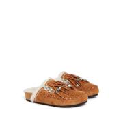 Alanui Platta Mules Skor Brown, Herr