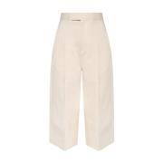 Bite Studios Högmidjade `Board` Shorts Beige, Dam