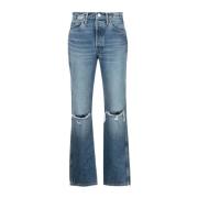 Re/Done Flared Jeans Blue, Dam