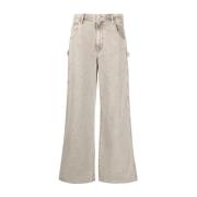 Agolde Loose-fit Jeans Beige, Dam