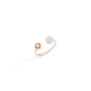 Pomellato Sabbia Diamant Roséguld Ring Yellow, Dam