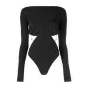 Amazuin Djupsvart Daphne Bodysuit Black, Dam