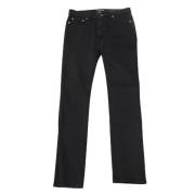 Saint Laurent Vintage Pre-owned Bomull jeans Black, Dam
