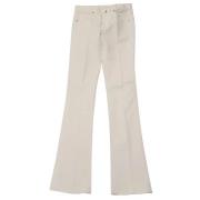 Ralph Lauren Pre-owned Pre-owned Bomull jeans White, Dam