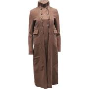 Valentino Vintage Pre-owned Wool outerwear Brown, Dam