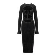 Andrea Adamo Knitted Dresses Black, Dam