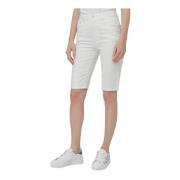 Chiara Ferragni Collection Jeans shorts White, Dam