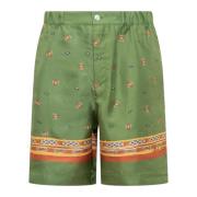 Nick Fouquet Long Shorts Green, Herr