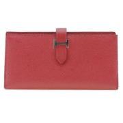 Hermès Vintage Pre-owned Läder plnbcker Red, Dam