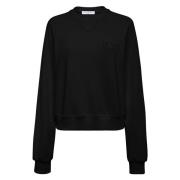 MVP wardrobe Oversized Raglan Sweatshirt Black, Dam
