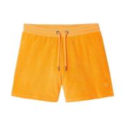 Jott Alicante Strandshorts - Livlig Orange, Elastisk Midja Orange, Dam