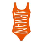 Emporio Armani Ikoniskt badkläder Orange, Dam