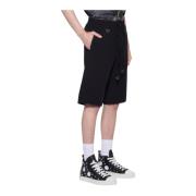 John Richmond Bermuda Shorts med Elastisk Midja Black, Herr