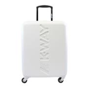 K-Way Resväskor och Trolleys White, Unisex