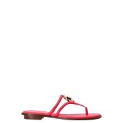 Michael Kors Flat Sandals Red, Dam