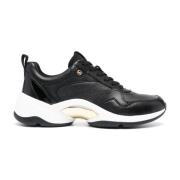 Michael Kors Svarta Orion Trainer Sneakers Black, Dam