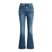 Polo Ralph Lauren Crop Flare Jeans Blue, Dam
