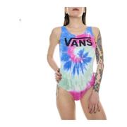 Vans Tie-Dye Skor med Logotyptryck Blue, Dam