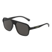 Dolce & Gabbana Stilfulla Sungles Step Injection 6134 Black, Herr