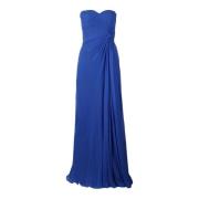 Alberta Ferretti Tillfälle Klänning Blue, Dam