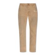 AllSaints Carpenter Jeans, Bruna, Vintage Stil Brown, Herr