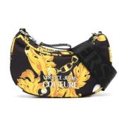 Versace Jeans Couture Multifärgad Sportig Logo Hobo Väska Multicolor, ...