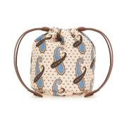 Etro Paisley och Polka Dot Pouch Blue, Dam