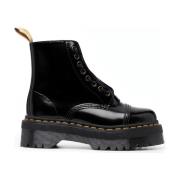 Dr. Martens Svarta veganska fusion ankelboots Black, Dam