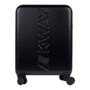 K-Way Liten Svart Cabin Trolley Black, Unisex