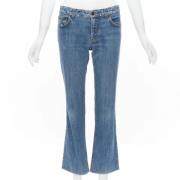 Louis Vuitton Vintage Pre-owned Bomull jeans Blue, Dam