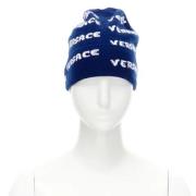Versace Pre-owned Pre-owned Ylle hattar-och-kepsar Blue, Dam