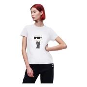Karl Lagerfeld T-Shirts White, Dam