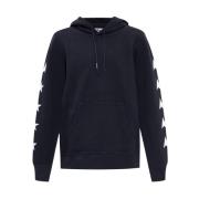 Golden Goose Hoodie med logotyp Black, Herr