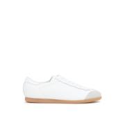 Maison Margiela Fjäderlätta Lädersneakers för Män White, Herr