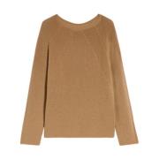 Max Mara Bruna Sweaters - Balenio Kollektion Brown, Dam