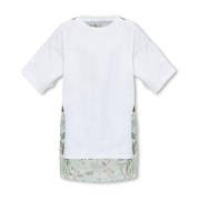 Stella McCartney T-shirt med silkesbaksida White, Dam
