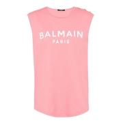 Balmain Ärmlös Topp Pink, Dam